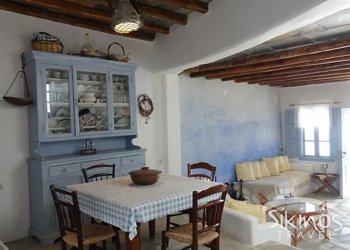 Seaside Traditional Cycladic House Semesterbostad *